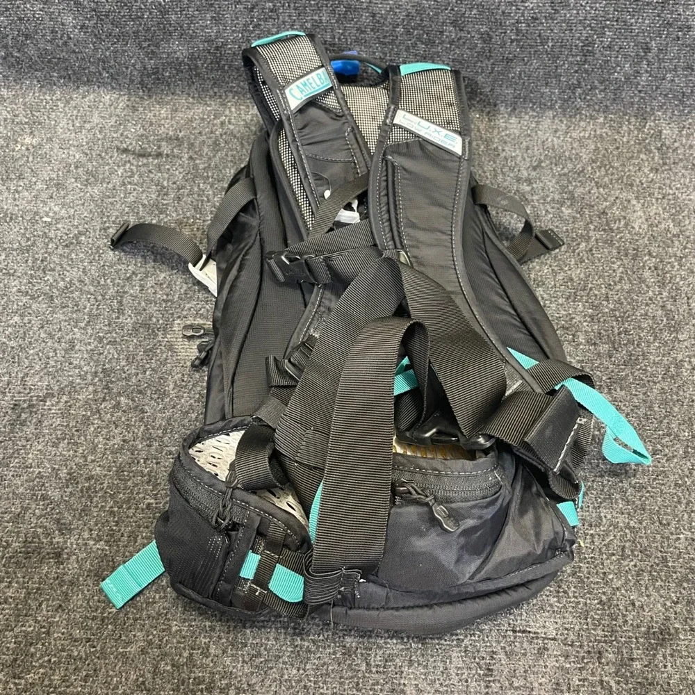 CamelBak L.U.X.E. LR 14 Women Black Teal 14L Hydration Backpack 3L 100oz Bladder